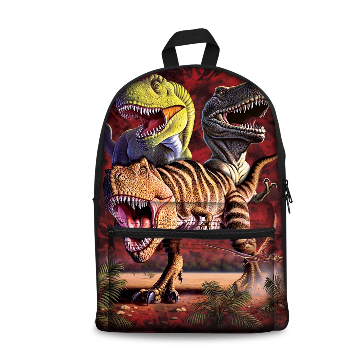 

ADVOCATOR Printed Wide Dinasour Schoolbag for Teenager Kids Children Backpack Schoolbags for Girls Boys Animals Cartoon Mochila