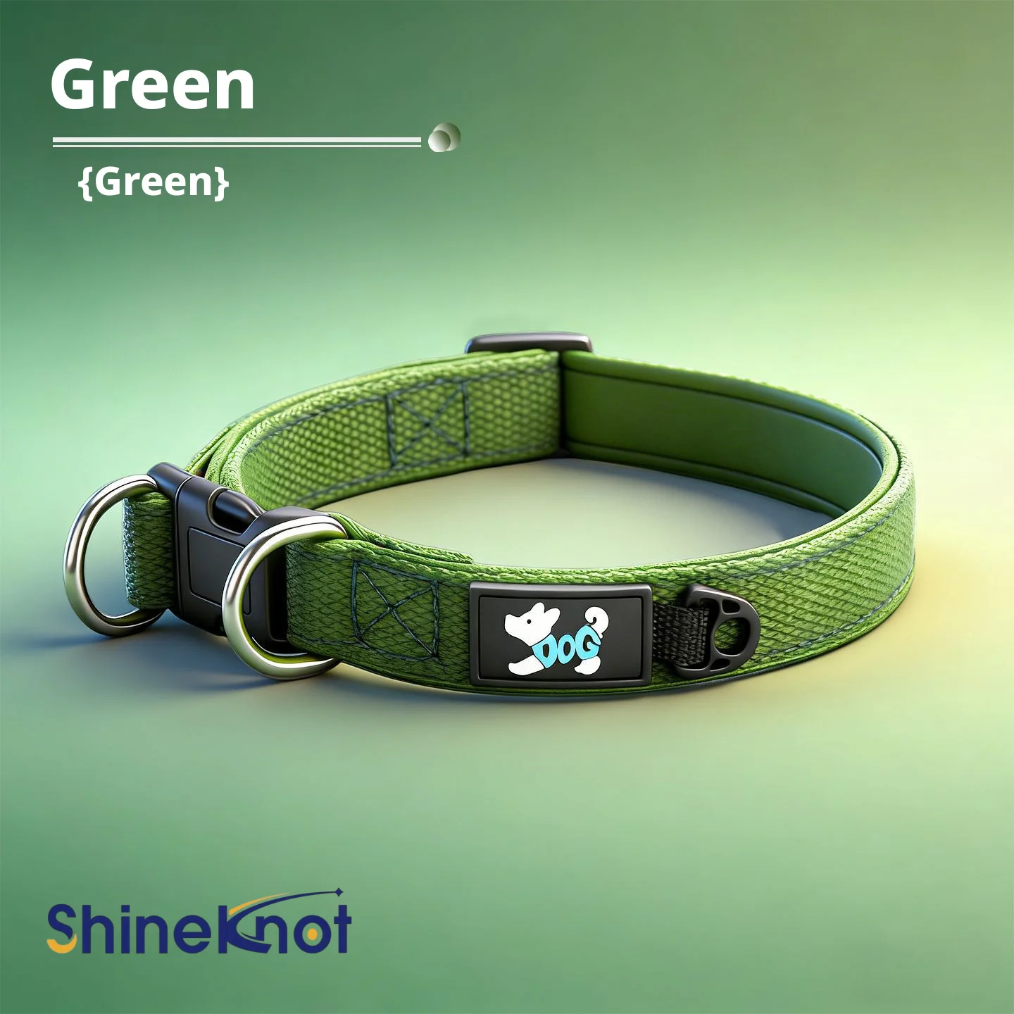 Ошейник для собак SHINEKNOT New Space Cotton, для маленьких, средних и больших пород, регулируемый, удобный. (art.: 3920db2ab799b) - 3920db2ab799b