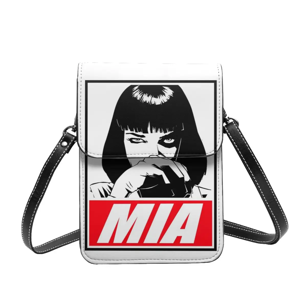 

Сумка через плечо криминальной фантастики Mia Wallace, стильная кожаная Рабочая сумка Quentin Tarantino, студенческие подарочные сумки