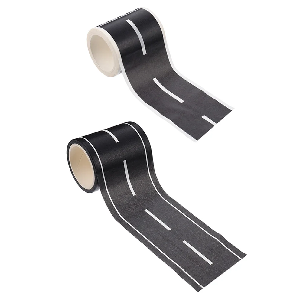

Tape Road Sticker Stickers Car Railway Play Traffic Track Washi Black Maskingtoy Kids Diy Race Roll Adhesive Sign Duct Highway