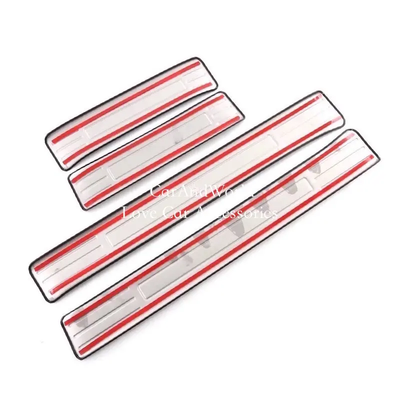 Накладка на порог внешней и внутренней двери из нержавеющей стали накладка