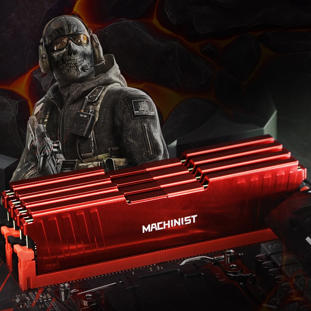 МАШИНИСТ 8 ГБ 16 2133 Гц 2666 3200 DDR4 настольная память с радиатором RAM ПК DIMM для всех