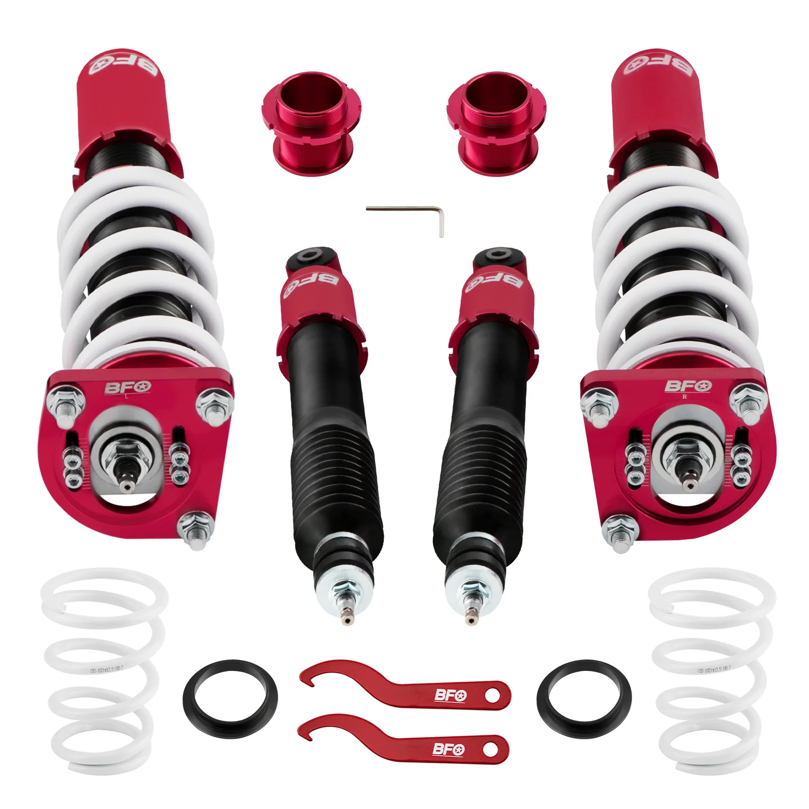 

Coilover Adjustable Height Shock Absorber for Ford Mustang 4th 94-04 Suspension Lowering Shocks Absorbers Shocks Struts Kit