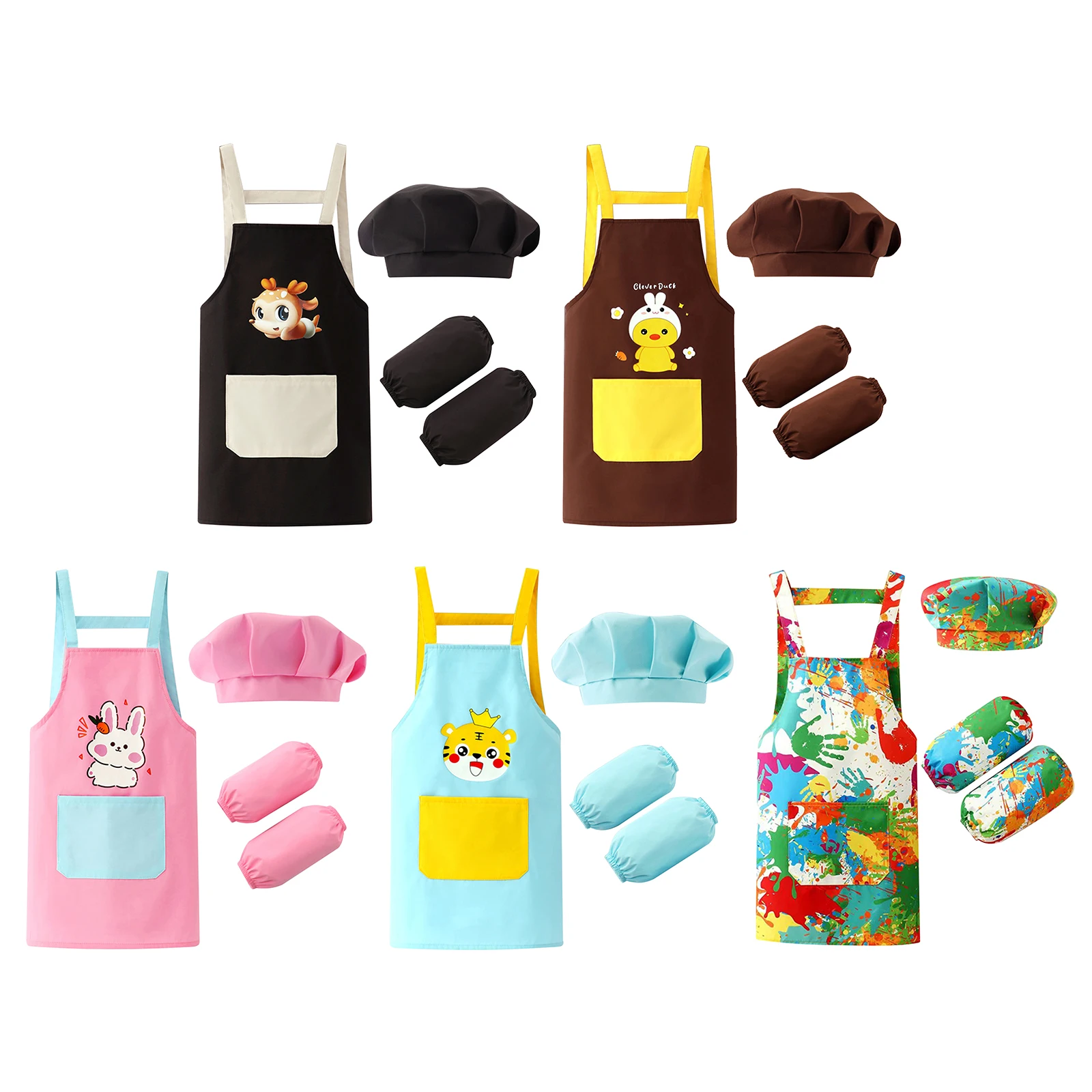 Детский водонепроницаемый фартук для мальчиков и девочек карнавальный костюм