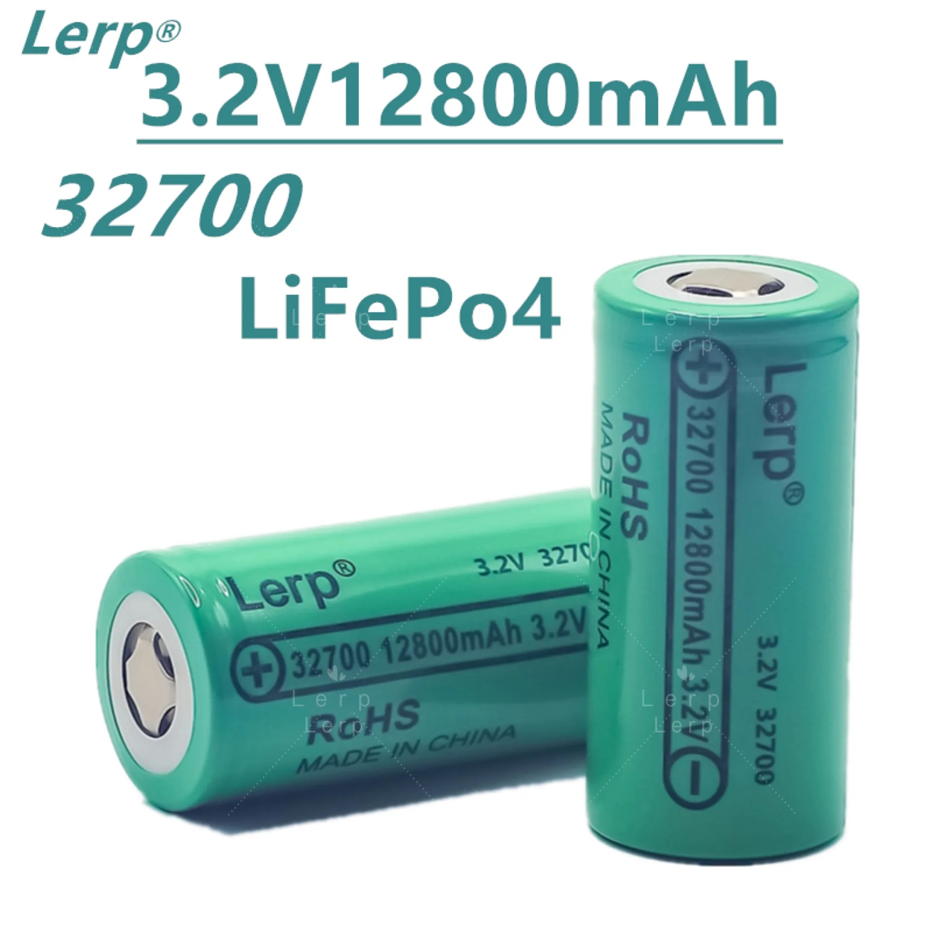 Фото Аккумуляторная батарея LiFePO4 100% новый оригинальный 32700 12800 мАч 3,2 В профессиональный литий-ионный железо-фосфатный аккумулятор. №1