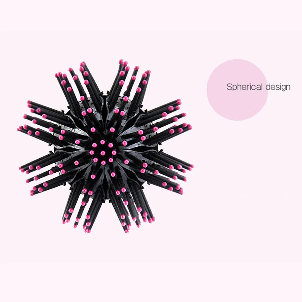 3D Round Hair Brush Comb Salon 360 Degree Ball Styling Tools Detangling Hairbrush Heat Resistant Women Accessory |