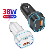 type c port car cigarette lighter adapter car charger usb port fast charging chargers for iphone 13 12 11 pro max samsung s21