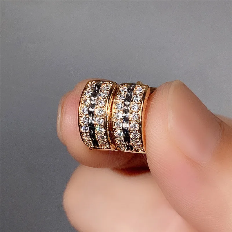 Huitan стильные двухцветные мини-круглые серьги для женщин повседневное