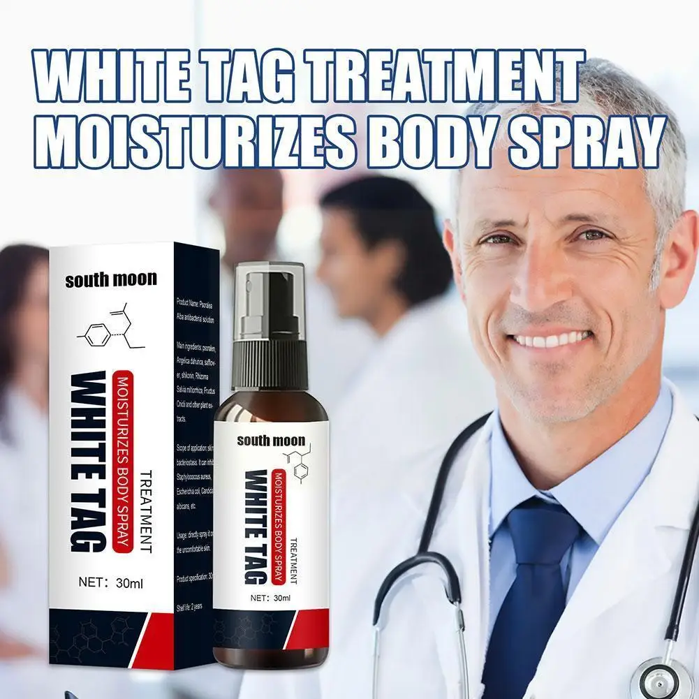 New White Spot Remover Spray 30g Herbal Antibacterial Vitiligo Disease Repair Leukoplakia Face Treatment Body Care Serum