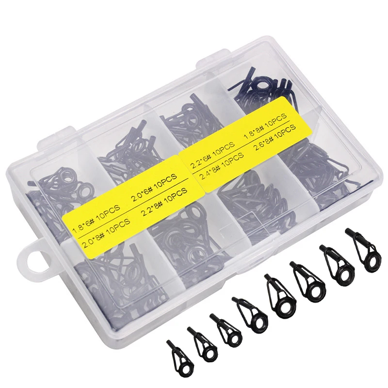 

Набор направляющих для удочки, 8 размеров, 80 шт./кор.