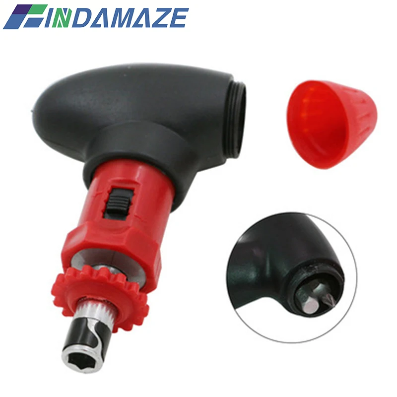 Ручная отвертка отверток ручная Т-образная трещотка отвертка инструмент для отвертки 6,35 мм реверсивная