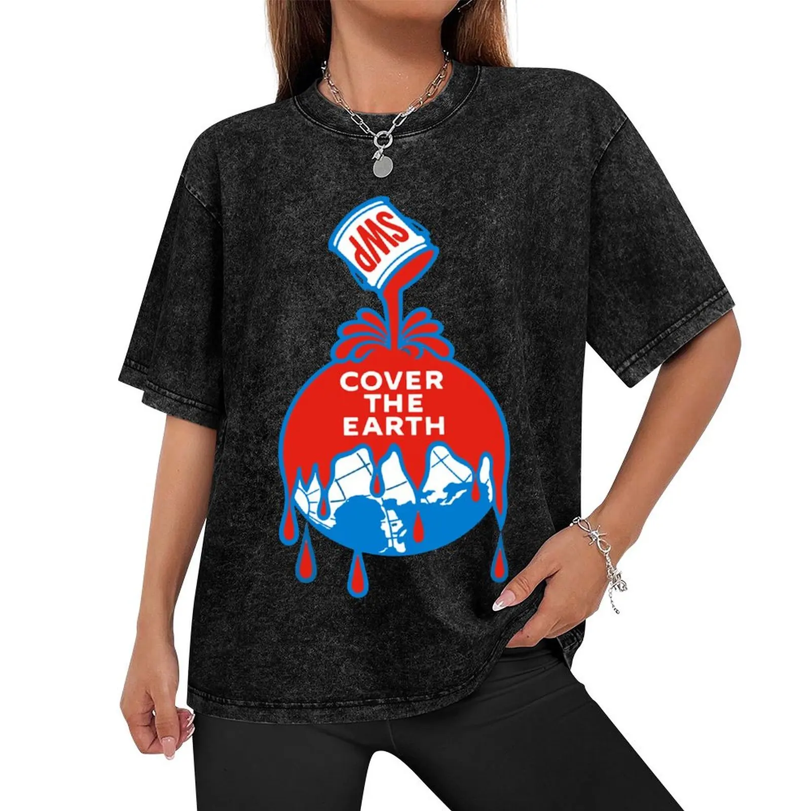 Футболка Sherwin Williams Cover The Earth Essential летние топы роскошная одежда мужская футболка