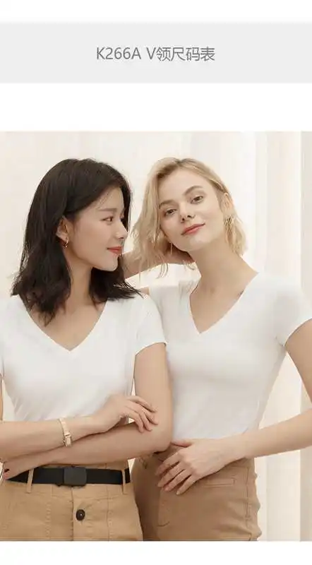 

summer new women t shirt t-shirts V-neck fashion Chiffon Casual