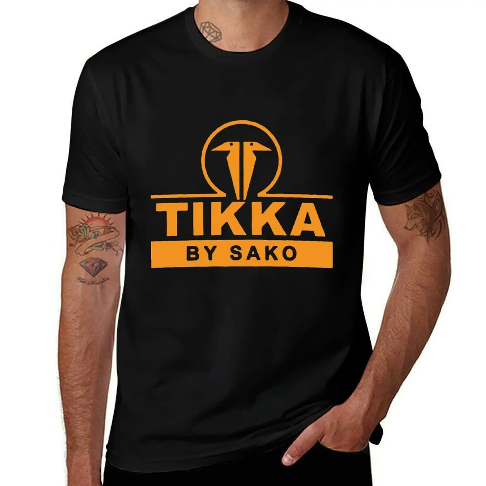 Фото Футболка Tikka T3 от Sako Finland для охоты на дичь и стрельбу по мишеням, универсальная базовая модель с коротким рукавом №1