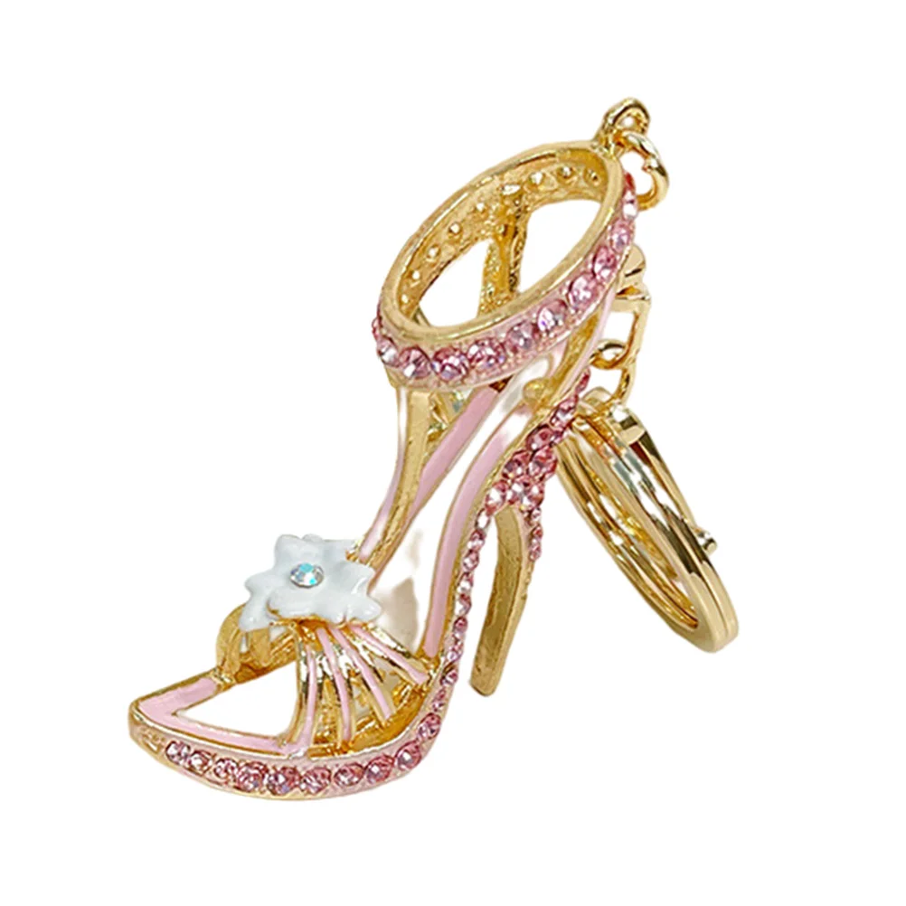 

Key Chain Pendant Metal Purse Keychain Rhinestone Purses For Women Shoe Keychains Bag Wristband