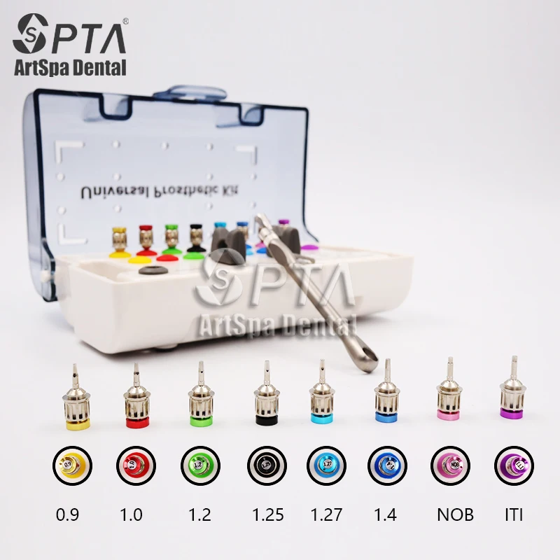 SPTA Dental Implant Restoration Tool Kit Odontotecnico Dentistry Universal Implantology Torque Screwdrivers Wrench 10-70NCM