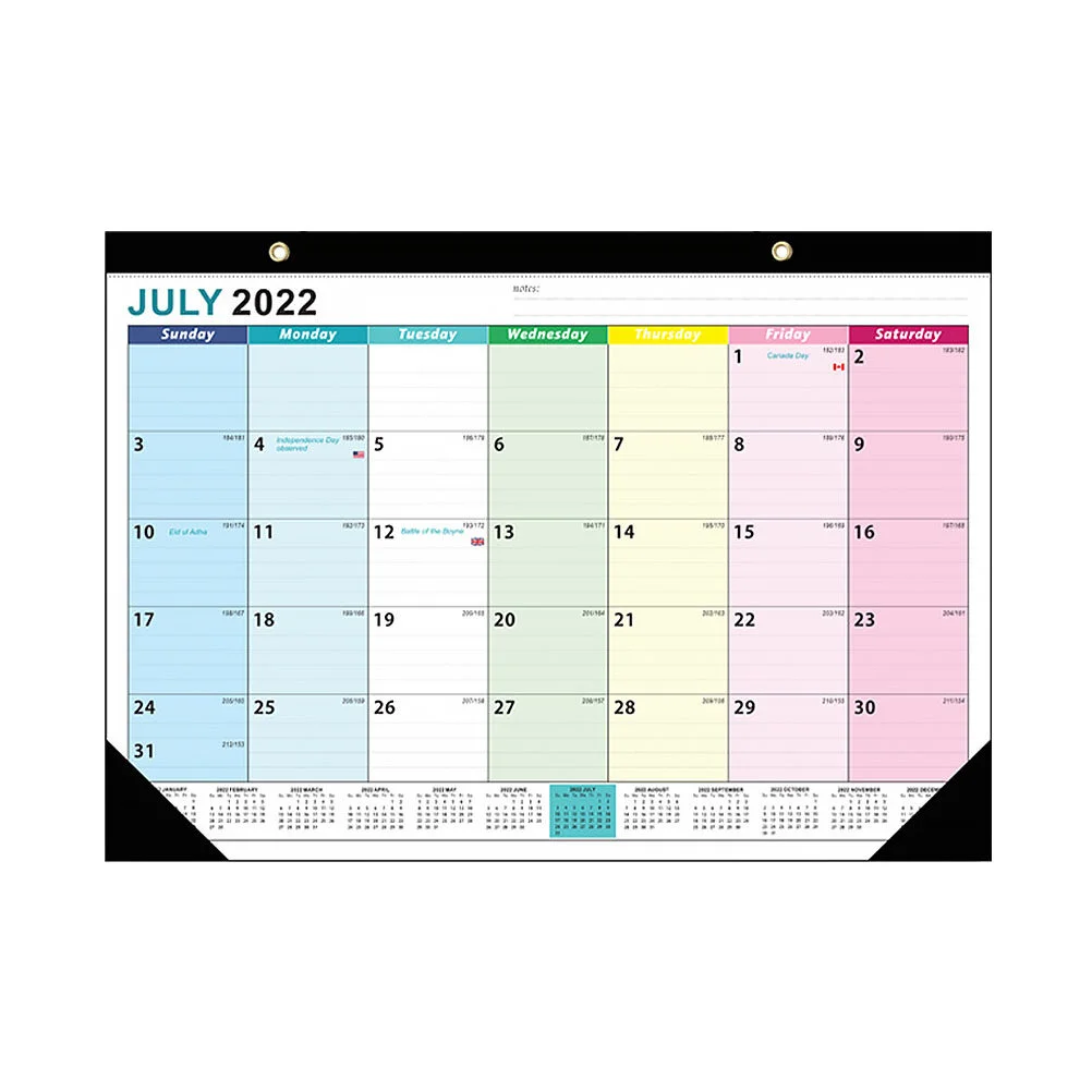 

Schedule Simple Desk Calendar Hanging English Desktop Memorandum Office Home Decor Inner Page 100g Writing Paper Decorative