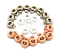 plastic ball round spring buckle cord stopper locks single hole rope buckle stopper spring buckle spring buckle frosted