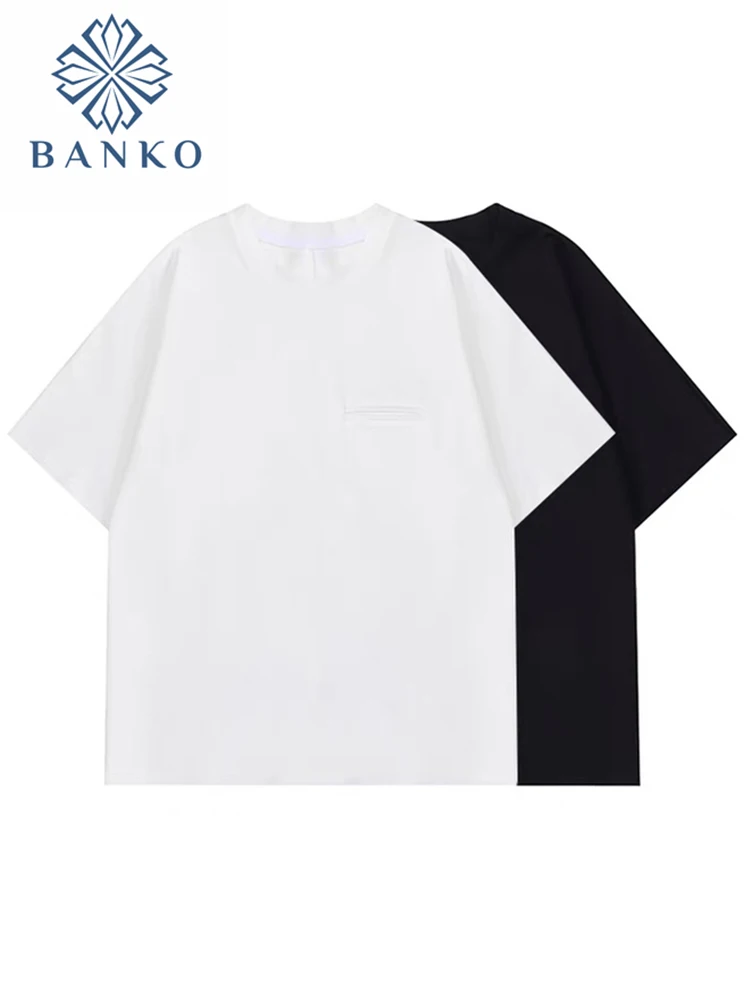 

New Summer Women 's T Shirt 2022 Fashion Solid Pockets Tops Mujer Loose Hip Hop Short Sleeve Casual Female Streetwear Clothes