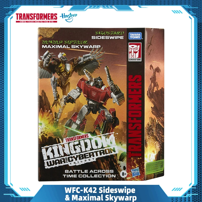 

Hasbro Transformers Generations War for Cybertron Kingdom Battle Across Time Collection Deluxe WFC-K42 Sideswipe Maximal Skywarp