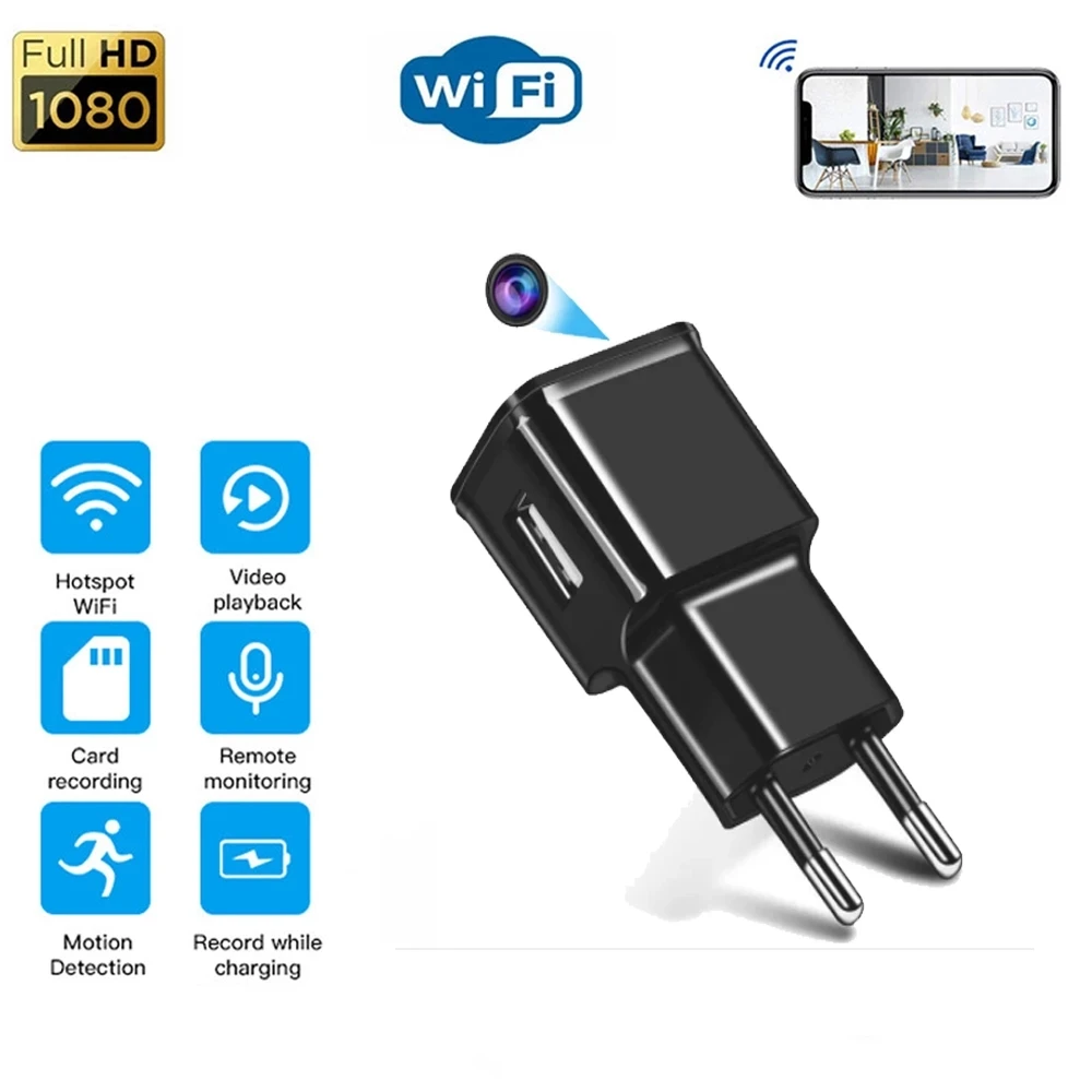 

Surveillance cameras1080P Mini Camera Plug with wifi USB Action Security Camcorder Video Recorder Wireless Portable Hidden TF