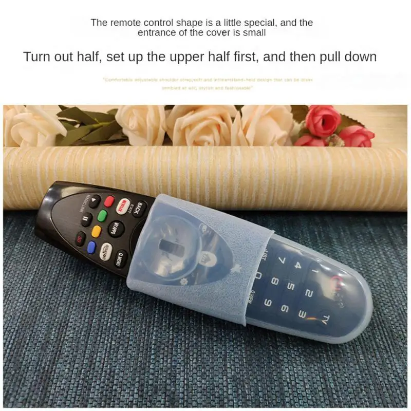 

Tv Remote Control Cover Remote Control Shockproof Precise Fit Durable Anti-slip Anti-slip Silicone Sleeve Remote Control Cover