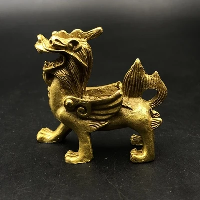 

Exquisite brass gilded Unicorn ornament