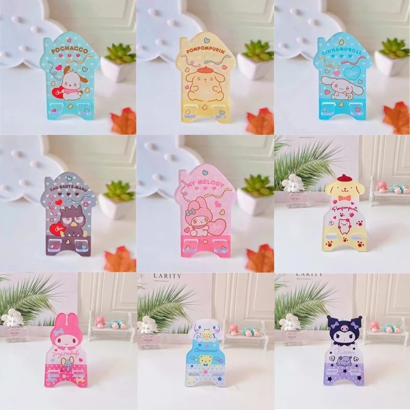 

Мультяшный держатель для телефона Sanrioed My Melody Cinnamoroll Kuromi, портативный штатив, многофункциональный регулируемый кронштейн