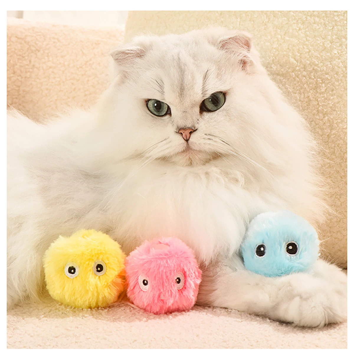 Игрушки для кошек, умный интерактивный мяч, тренировочная игрушка для ...