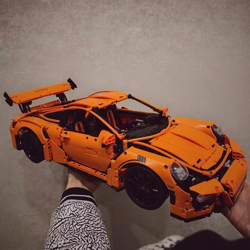

IN STOCK MOC Bricks 911 GT3 RS Technicial Car Compatible 42056 Toys Boys Gifts Kids Constructor Model Building Blocks for Adults