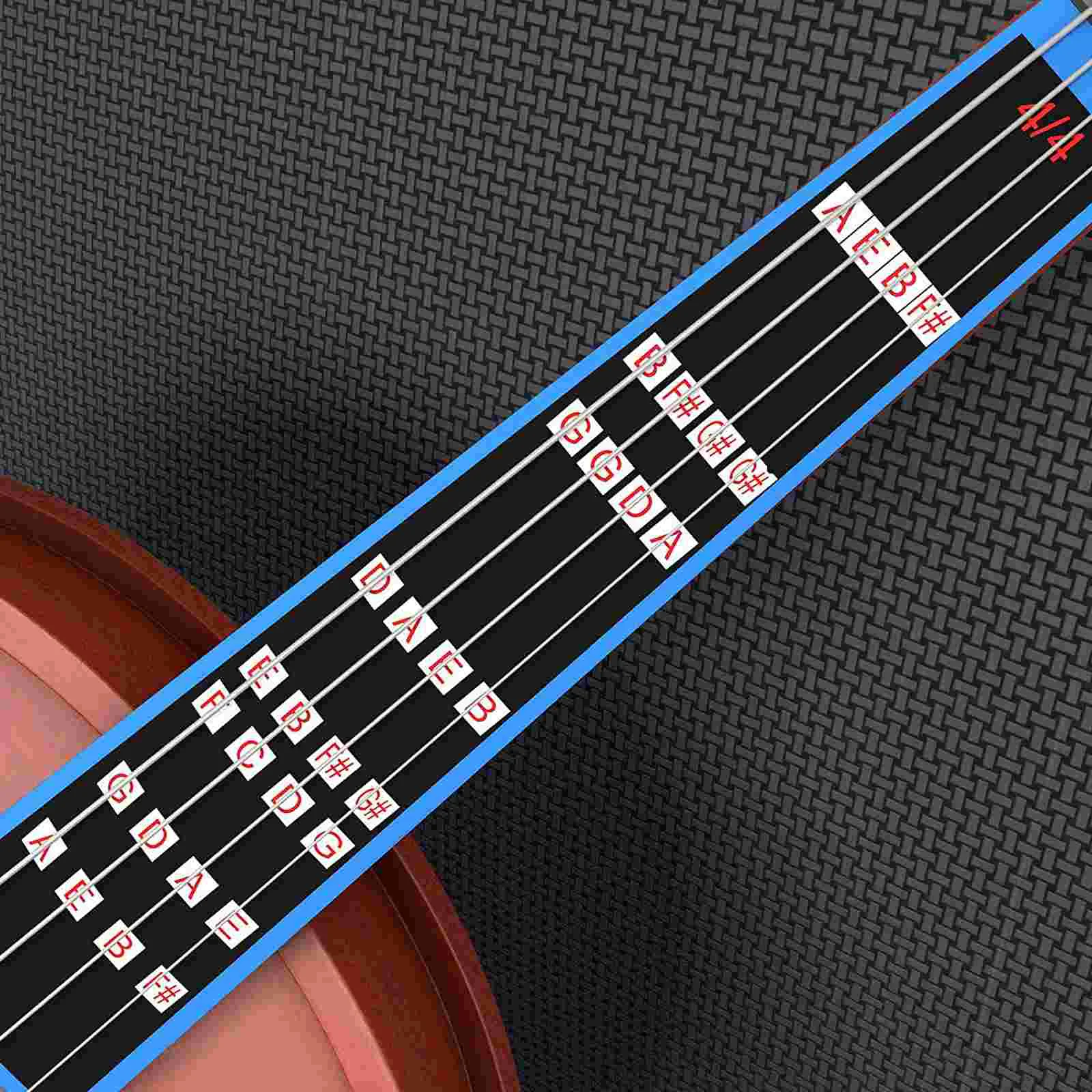 

Scale Stickers Violin Mute Fingerboard Beginner Pinup Note Set Accessory Transparent Guide