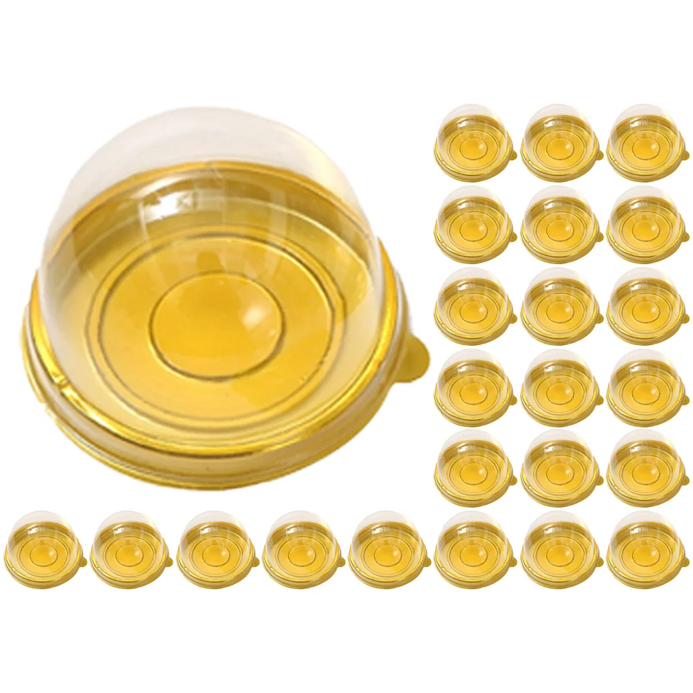 

Cake Containers With Lids Mini Cupcake Moon Single Holders Individual Dessert Carrier Stand