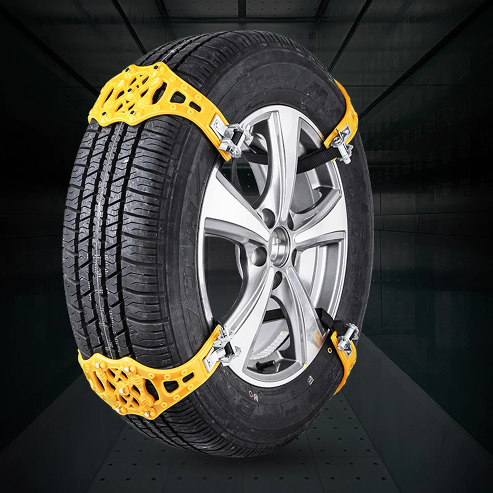 

1 шт. новая Автомобильная цепь для снега в шинах, Снежная цепь в форме бегуна, ГОВЯЖЬЯ сухожилия, утолщенная цепь для снега в шинах, Снежная це...