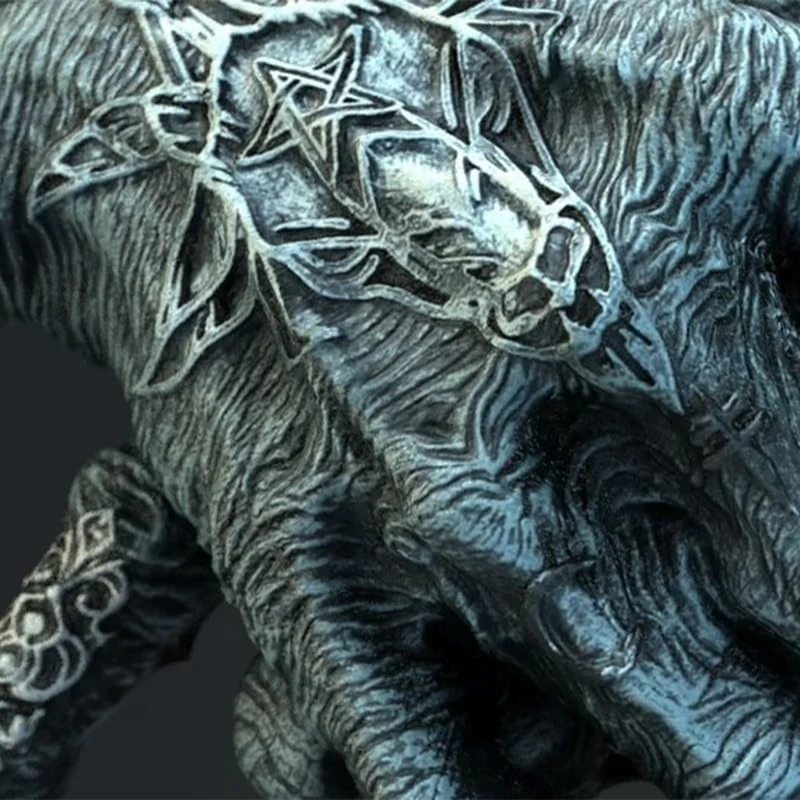 Baphomet пентаграмма коготь ранняя звезда свободно стоящая табличка дьявол