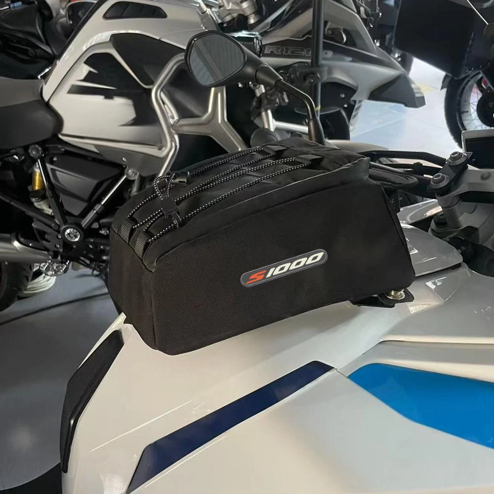 Фото Для BMW S1000XR S1000 XR 2020 2021 2022 2023 2024 2025 Новые аксессуары для мотоциклов Сумка для топливного бака Сумка для хранения черный комплект №5