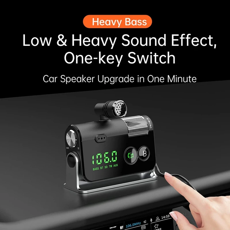 Автомобильный MP3-плеер BC73 Bluetooth 5 0 FM-передатчик USB автомобильное зарядное