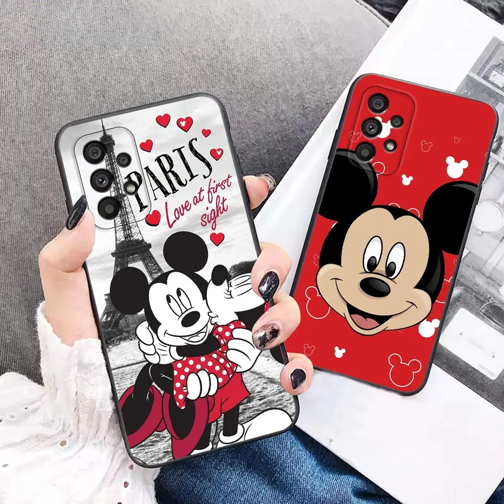 

Disney Cute Mickey Mouse Cartoon Case For Samsung Galaxy A73 A72 A71 A53 A52 S A51 A42 A41 A33 A32 A31 A23 A22 A21s A13 A12 A11