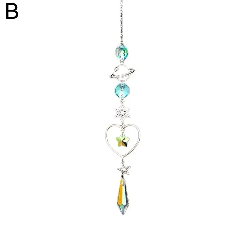 Красочная Хрустальная подвеска искусственная радуга винтажные подвесные