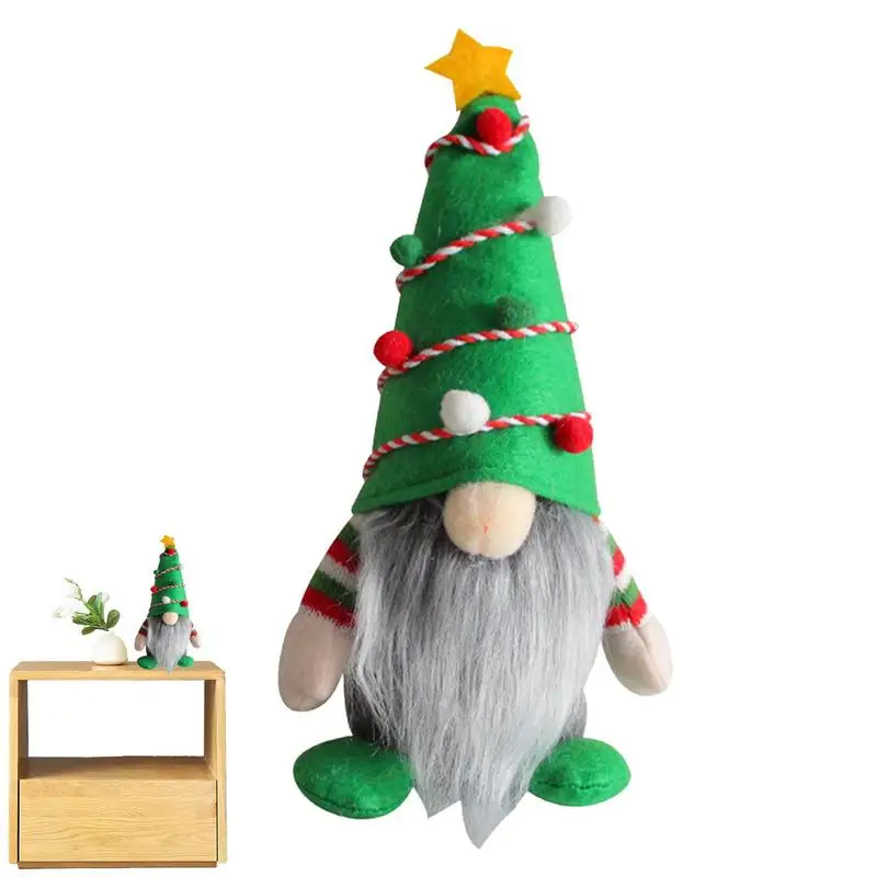 

Мягкие Рождественские гномы, удобная стоящая плюшевая кукла Tomte без лица на Рождество, хорошо сшитая плюшевая искусственная игрушка