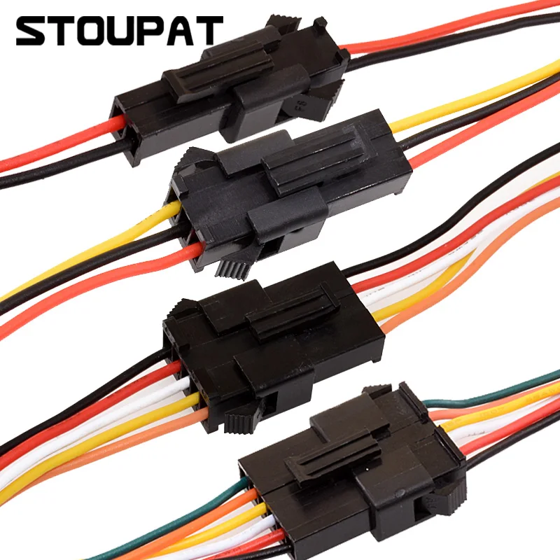 

2pin 3pin 4pin 5pin 6pin SM JST Connector Cabel for Connect CCT RGB RGBW RGBWW WS2812B LED Strip Light Male Female Plug 20cm