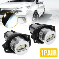 2pcs 12v 40w angel eyes led headlight bulbs led light marker halo ring light bulb for bmw e90 e91 2005 2008 car light