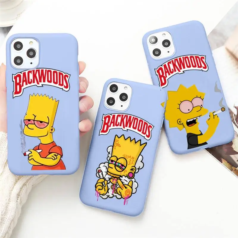 

Hot American Anime Phone Case for iPhone 13 12 mini 11 Pro Max X XR XS 8 7 6s Plus Candy purple Silicone cover