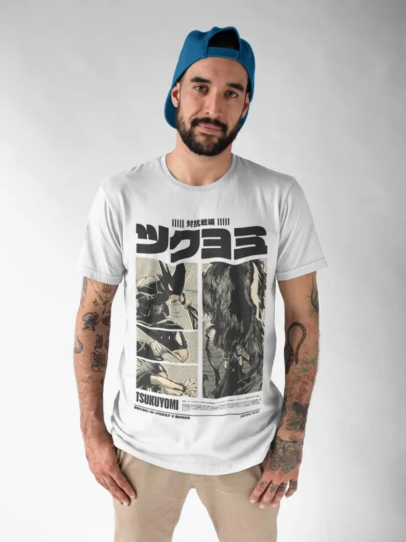 Винтажная специальная футболка аниме унисекс рубашка аниме-манга трекге для