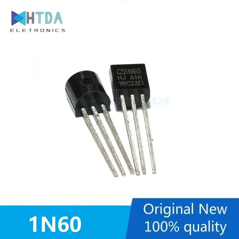 

30pcs/lot 1N60 UTC1N60L CS1N60 MOS 1A600V FQN1N60C ALJ1N60 TO92 In Stock