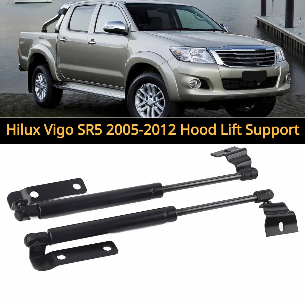 

2PCS Toyota Hilux Vigo SR5 2005-2012 Bonnet Lift Support Hood Gas Struts Damper