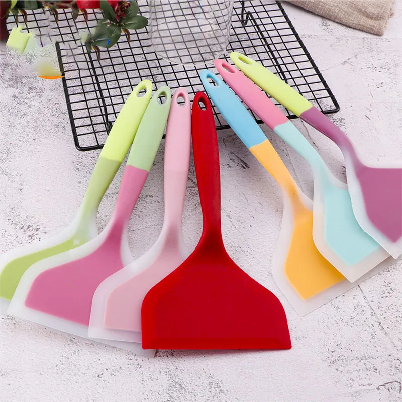 

Kitchen Non Stick Cooking Spatula Silicone Utensils Kitchen Cooking Spoon Spatula Kitchenware Colander Rice Spoon Frying Shovel