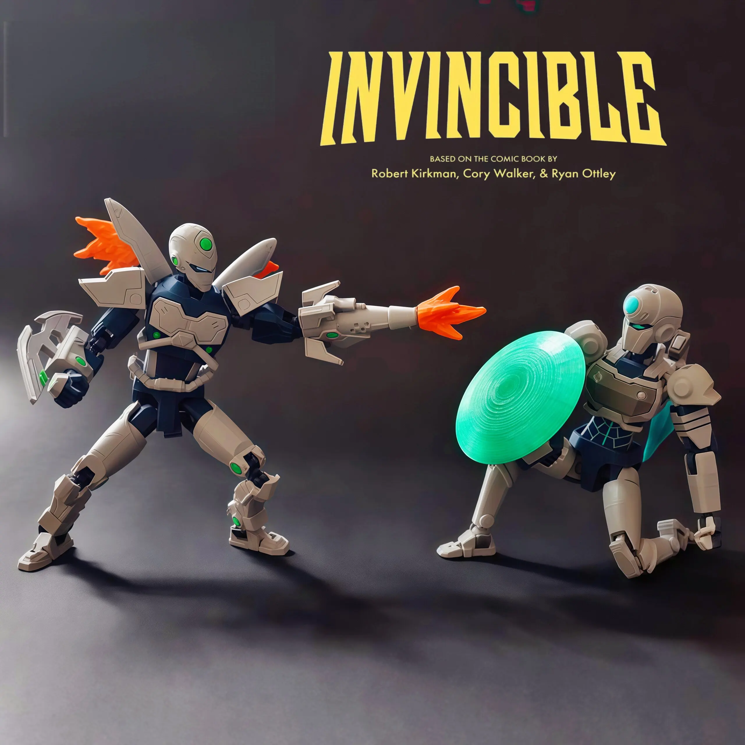 Фото Фигурка Invincible Mark: многосуставная, с подвижной головой, сменными элементами, технологичной броней, коллекционная игрушка для взрослых, для хобби и коллекций №1