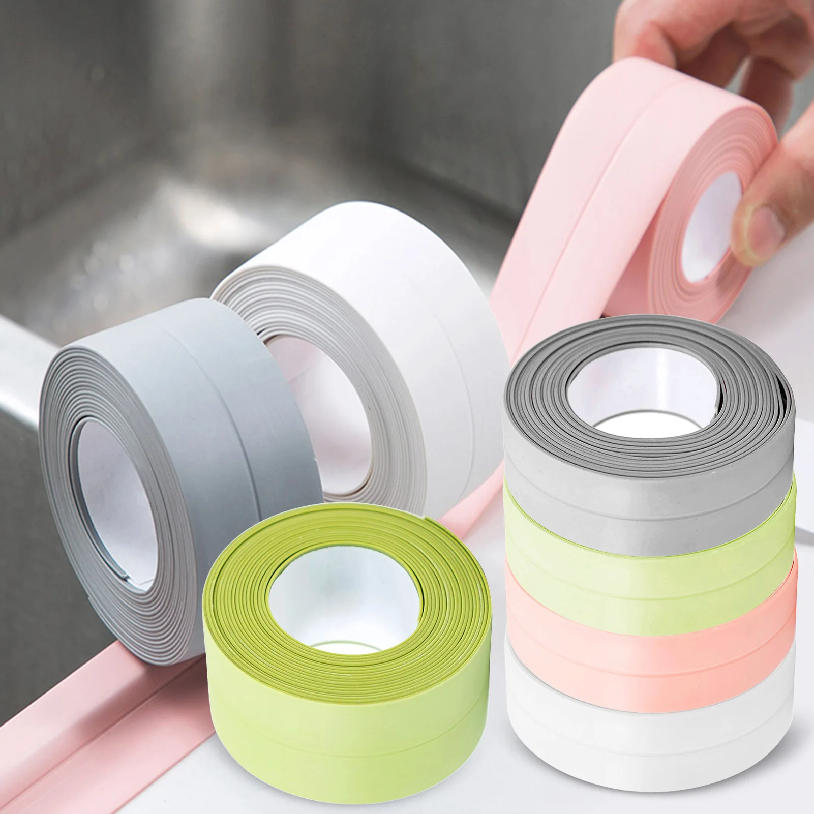 

Kitchen Waterproof Tape Multipurpose Removable Mounting Tape Adhesive Grip Reusable Strong Sticky Wall Tape Strips Poster Tapes