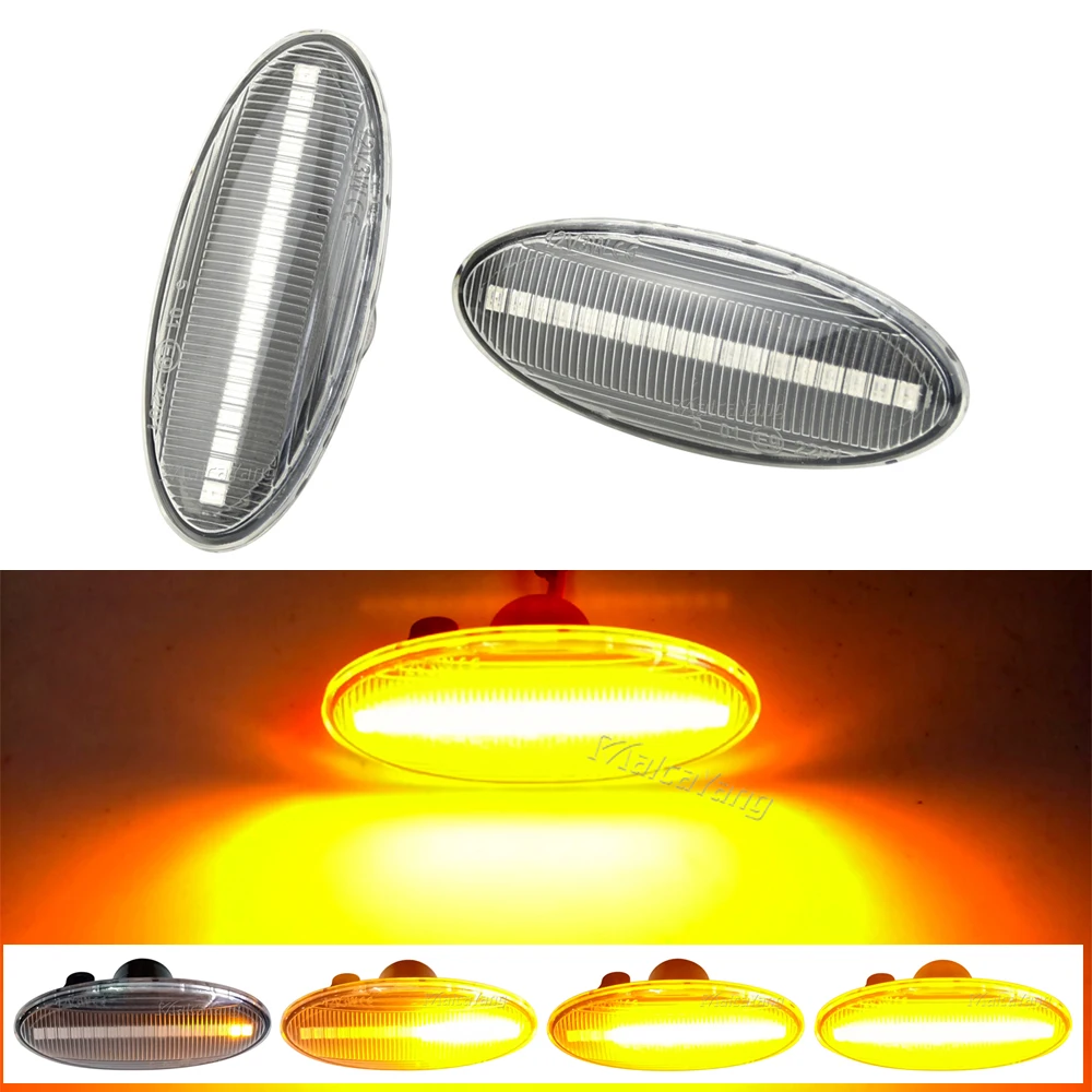

Dynamic LED Fender Side Marker Light Turn Signal Repeater Lamp For Nissan CUBE Qashqai Dualis March Note EVALIA X-TRAIL NV200