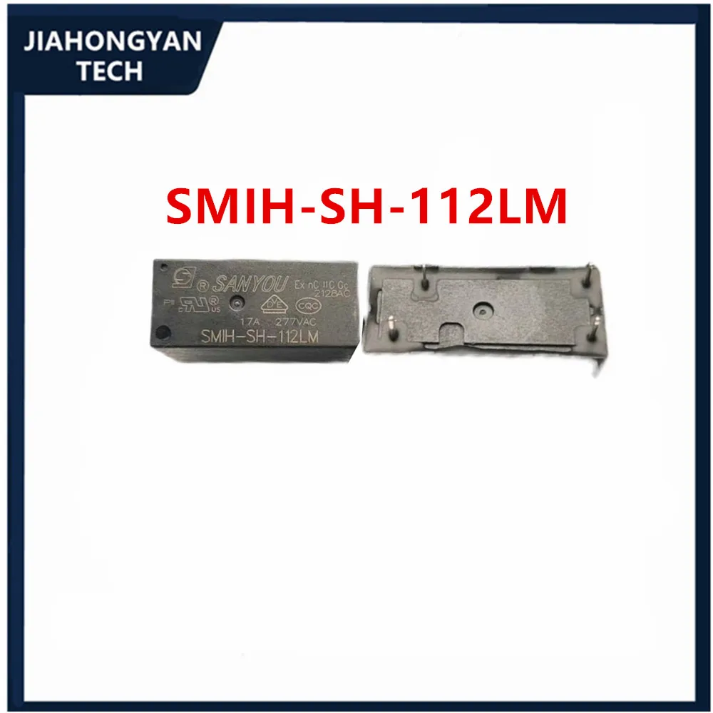 5 шт., оригинальное реле высокой мощности, 12 В, 12 В постоянного тока, 17 а, 4 контакта